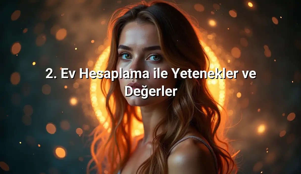 2. Ev Hesaplama ile Yetenekler ve Değerler - 2. Ev Hesaplama