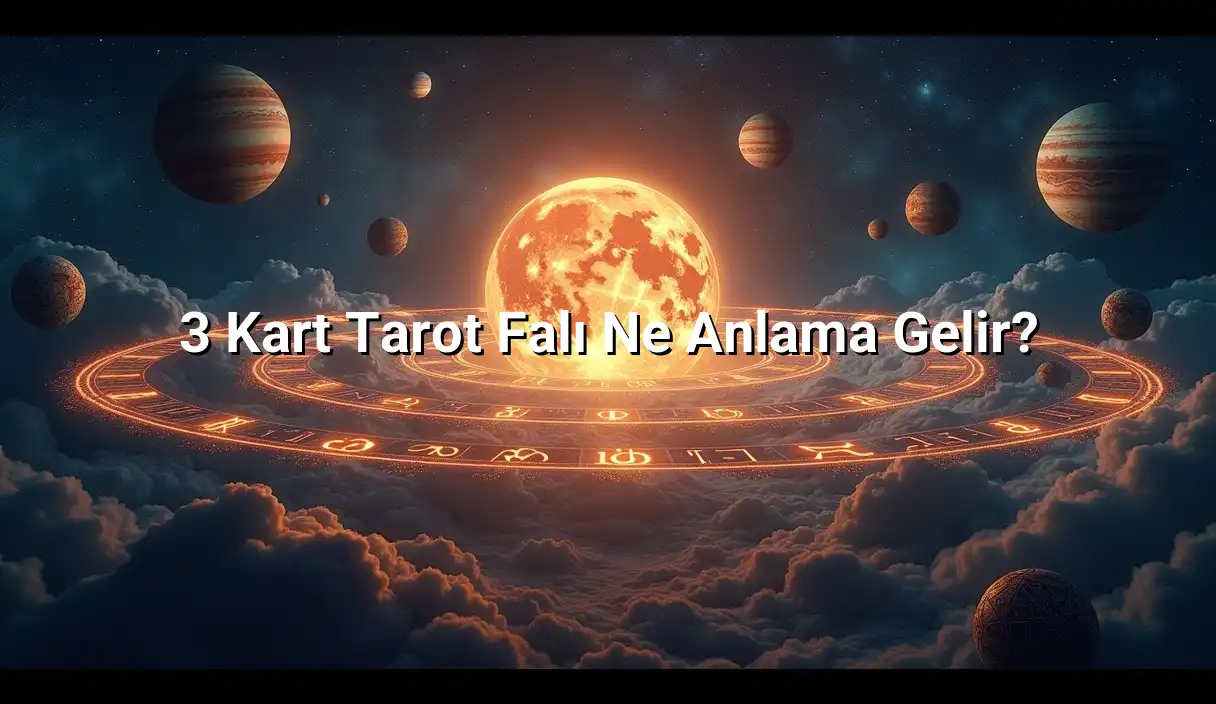 3 Kart Tarot Falı Ne Anlama Gelir? - 3 Kart Tarot Falı