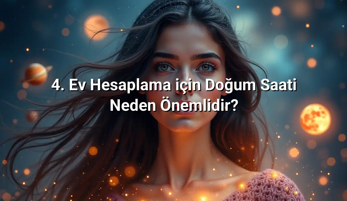 4. Ev Hesaplama için Doğum Saati Neden Önemlidir? - 4. Ev Hesaplama