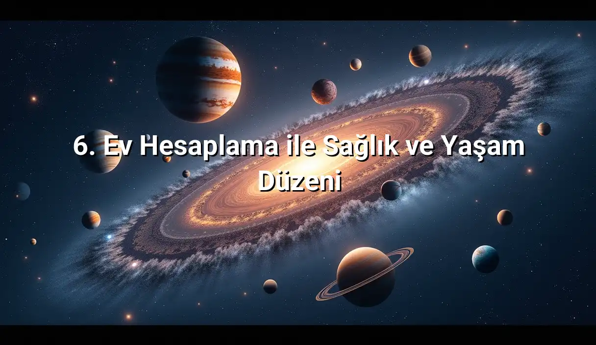 6. Ev Hesaplama ile Sağlık ve Yaşam Düzeni - 6. Ev Hesaplama