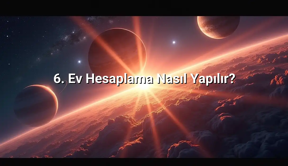 6. Ev Hesaplama Nasıl Yapılır? - 6. Ev Hesaplama