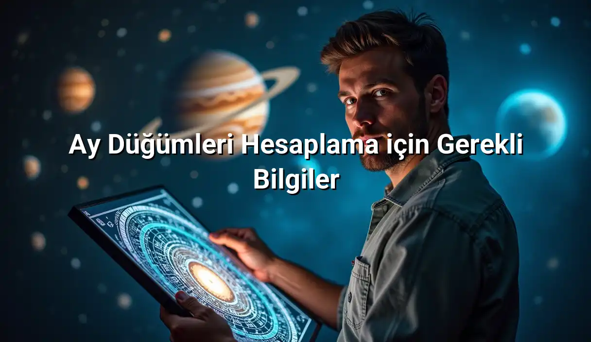 Ay Düğümleri Hesaplama için Gerekli Bilgiler - Ay Düğümleri Hesaplama