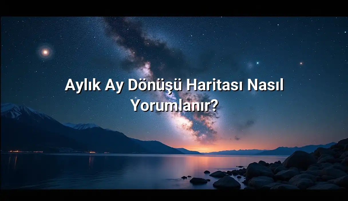 Aylık Ay Dönüşü Haritası Nasıl Yorumlanır? - Ay Dönüşü Haritası Hesaplama