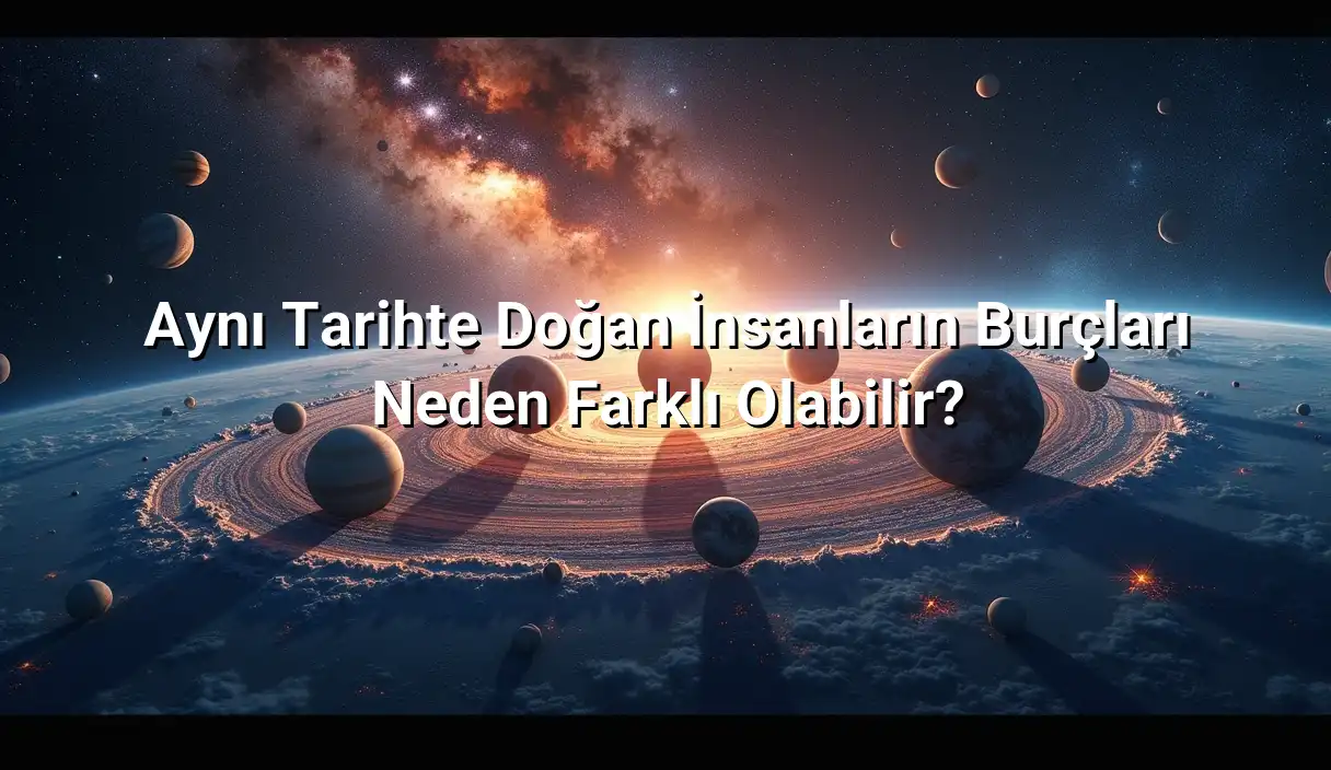 Aynı Tarihte Doğan İnsanların Burçları Neden Farklı Olabilir? - Burç Hesaplama Neye Göre Değişir? Astrolojide Hesaplama Mantığı