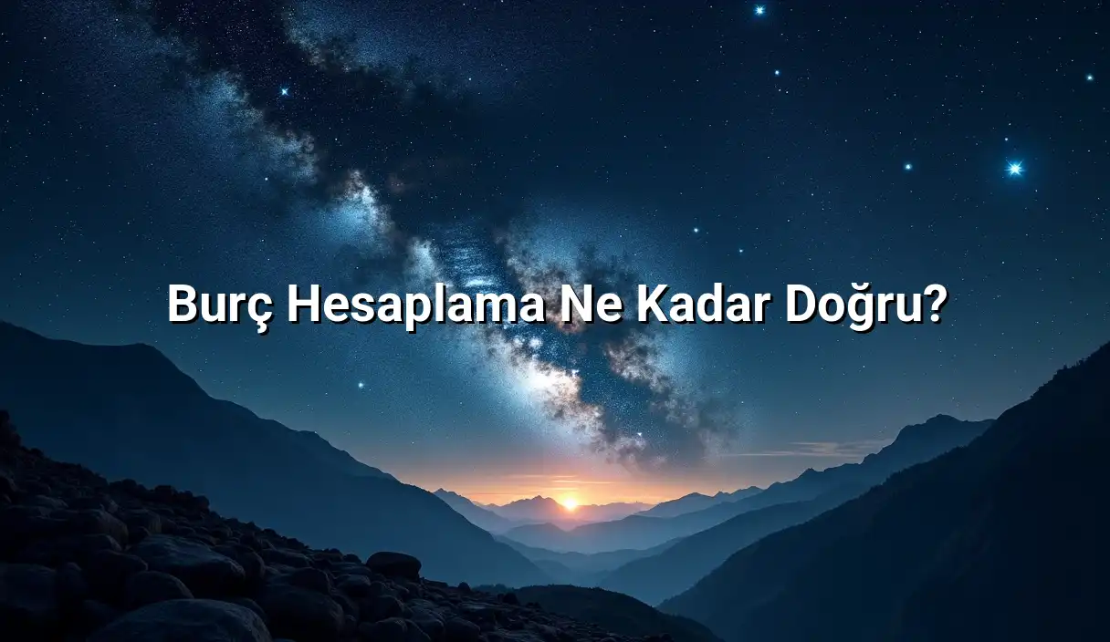 Burç Hesaplama 4 Burç Hesaplama Ne Kadar Doğru? - Burç Hesaplama