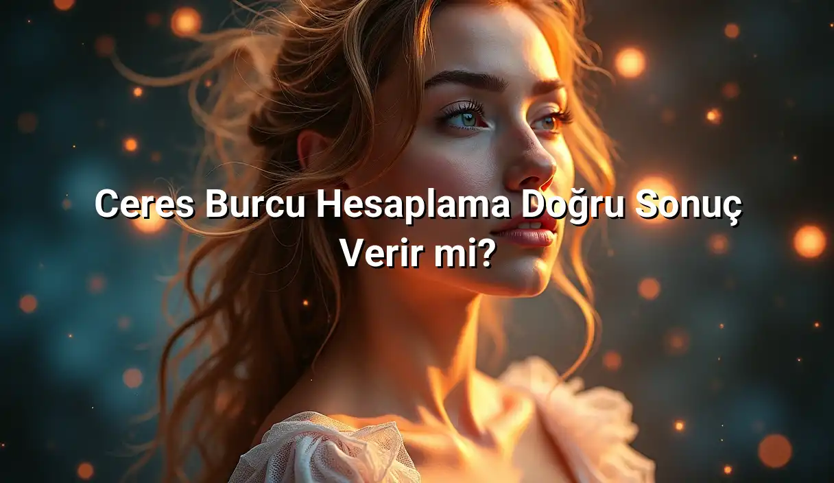 Ceres Burcu Hesaplama Doğru Sonuç Verir mi? - Ceres Burcu Hesaplama