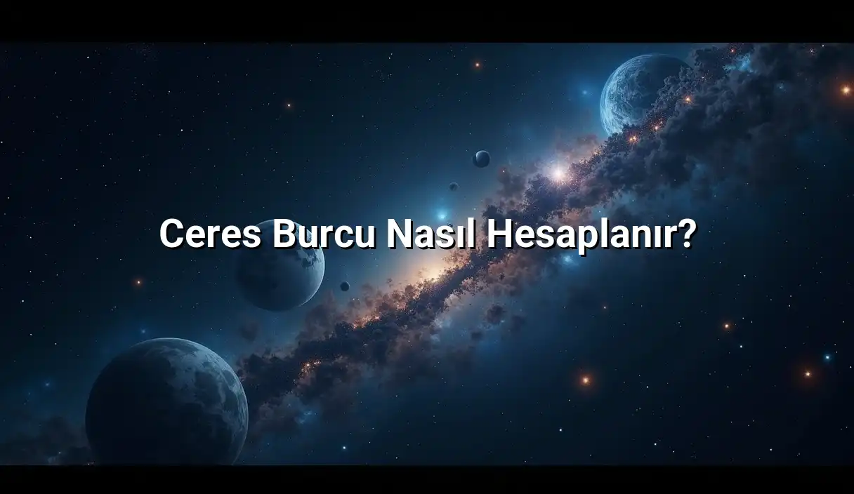 Ceres Burcu Nasıl Hesaplanır? - Ceres Burcu Hesaplama