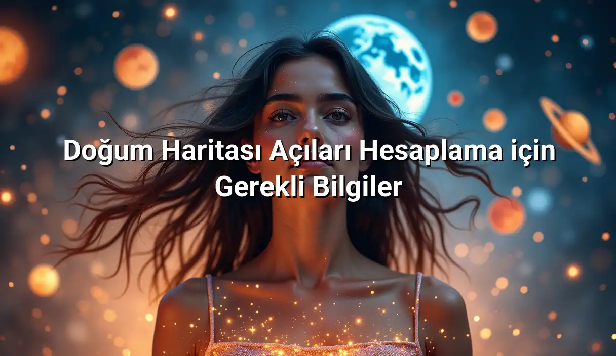 Doğum Haritası Açıları Hesaplama için Gerekli Bilgiler - Doğum Haritası Açı Hesaplama