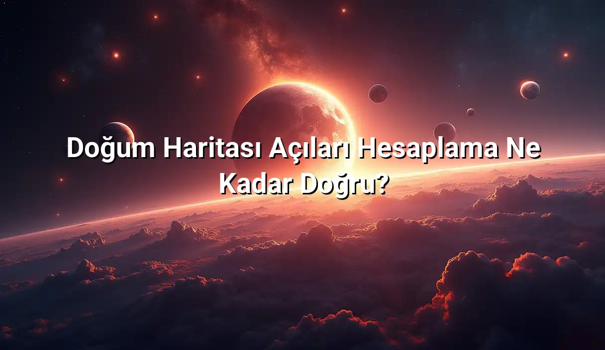 Doğum Haritası Açıları Hesaplama Ne Kadar Doğru? - Doğum Haritası Açı Hesaplama