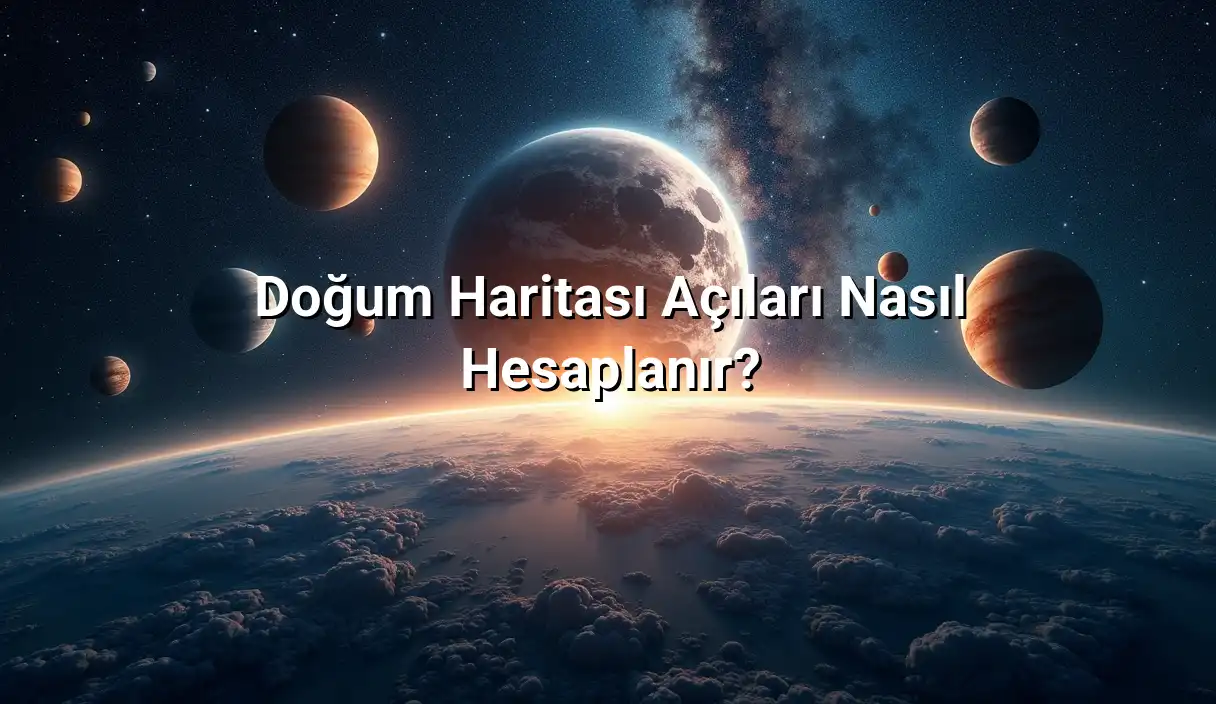 Doğum Haritası Açıları Nasıl Hesaplanır? - Doğum Haritası Açı Hesaplama