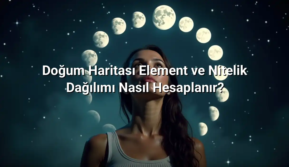 Doğum Haritası Element ve Nitelik Dağılımı Nasıl Hesaplanır? - Element ve Nitelik Dağılımı Hesaplama