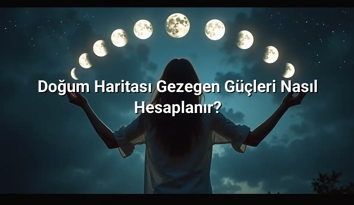 Doğum Haritası Gezegen Güçleri Nasıl Hesaplanır? - Gezegen Güçleri Hesaplama