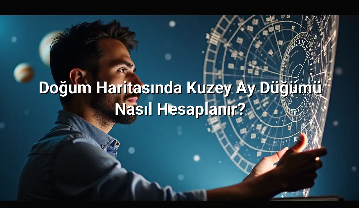 Doğum Haritasında Kuzey Ay Düğümü Nasıl Hesaplanır? - Kuzey Ay Düğümü Hesaplama