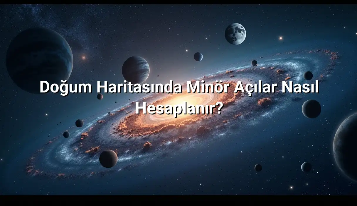 Doğum Haritasında Minör Açılar Nasıl Hesaplanır? - Minör Açı Hesaplama