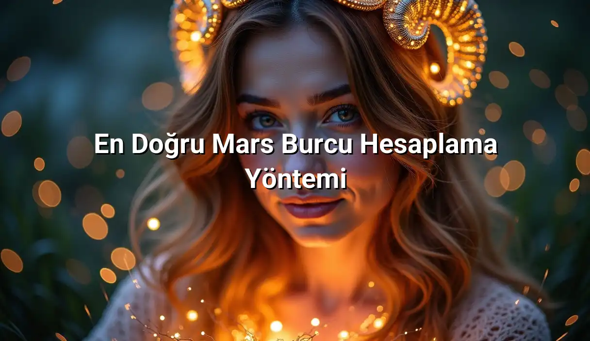 En Doğru Mars Burcu Hesaplama Yöntemi - Mars Burcu Hesaplama