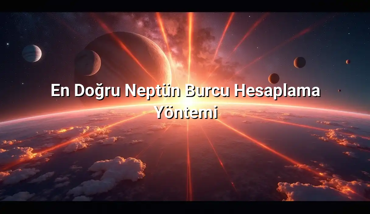 En Doğru Neptün Burcu Hesaplama Yöntemi - Neptün Burcu Hesaplama