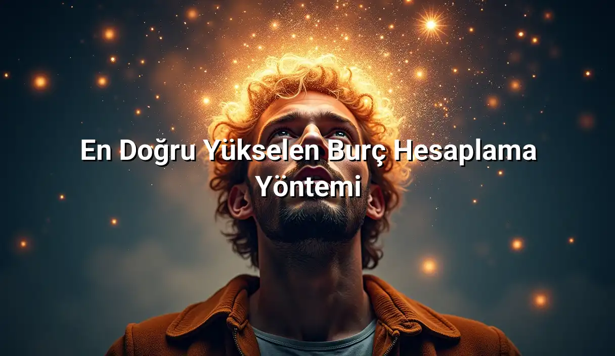 En Doğru Yükselen Burç Hesaplama Yöntemi - Yükselen Burç Hesaplama