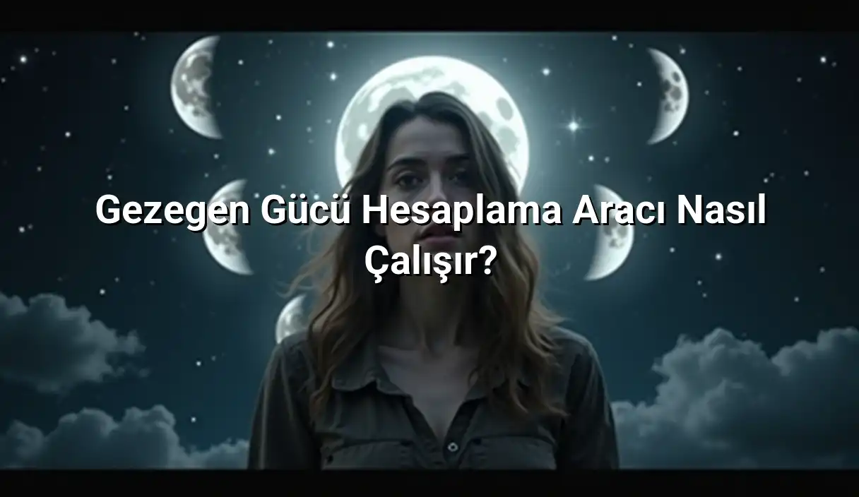 Gezegen Gücü Hesaplama Aracı Nasıl Çalışır? - Gezegen Güçleri Hesaplama