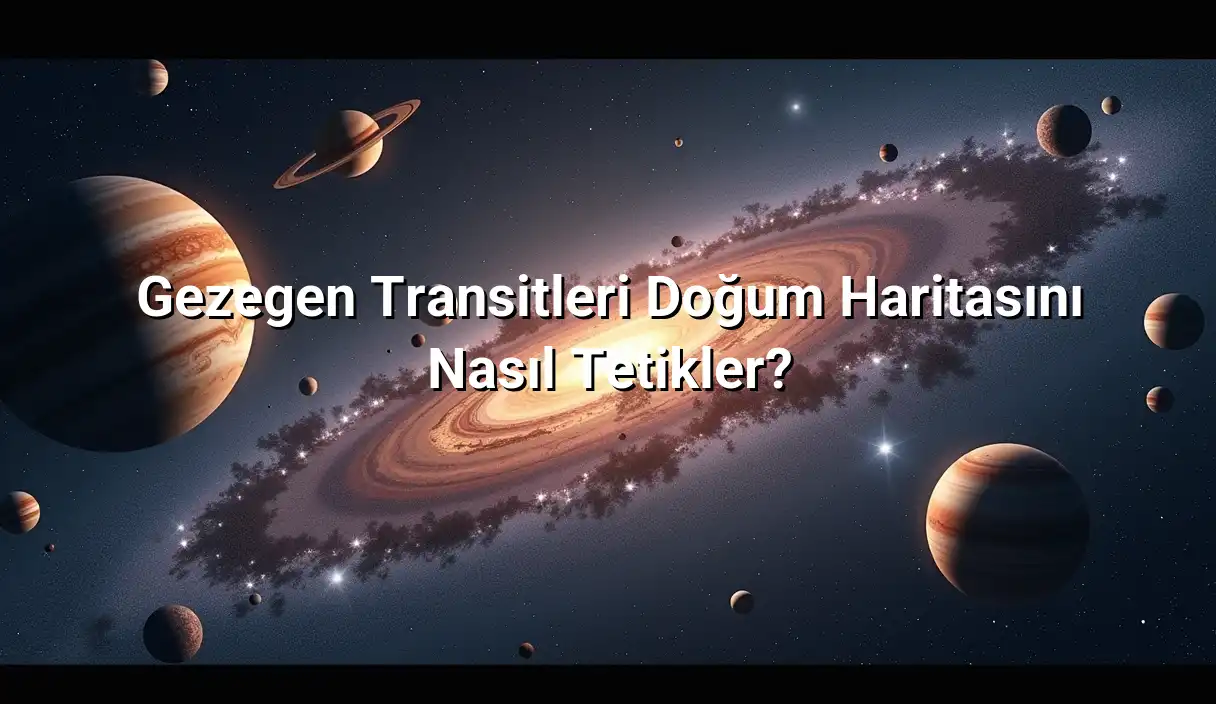 Gezegen Transitleri Doğum Haritasını Nasıl Tetikler? - Transit Haritası Hesaplama