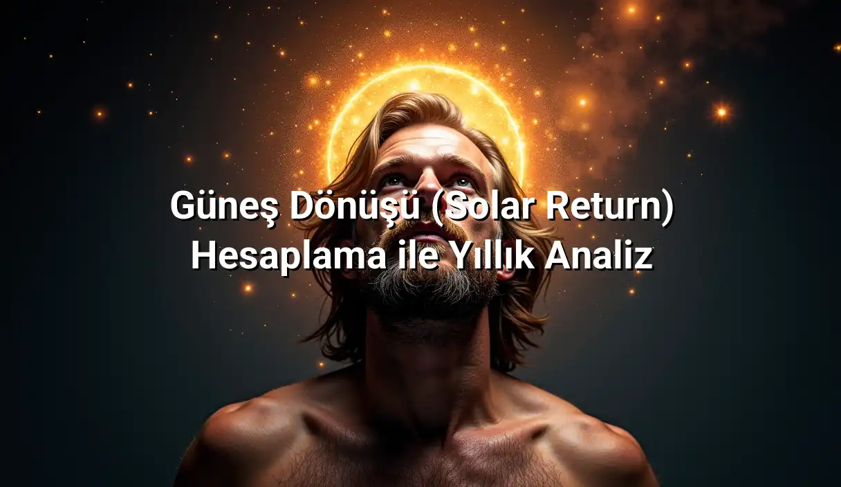 Güneş Dönüşü (Solar Return) Hesaplama ile Yıllık Analiz - Güneş Dönüşü Haritası Hesaplama
