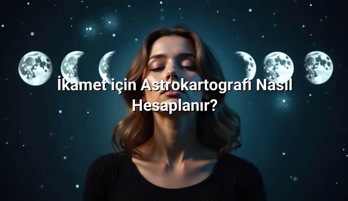 İkamet için Astrokartografi Nasıl Hesaplanır? - Astrokartografi Haritası Hesaplama