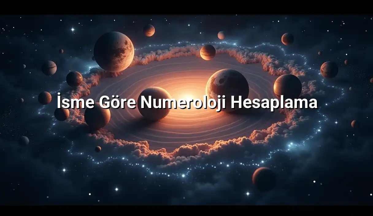 İsme Göre Numeroloji Hesaplama - Numeroloji Hesaplama