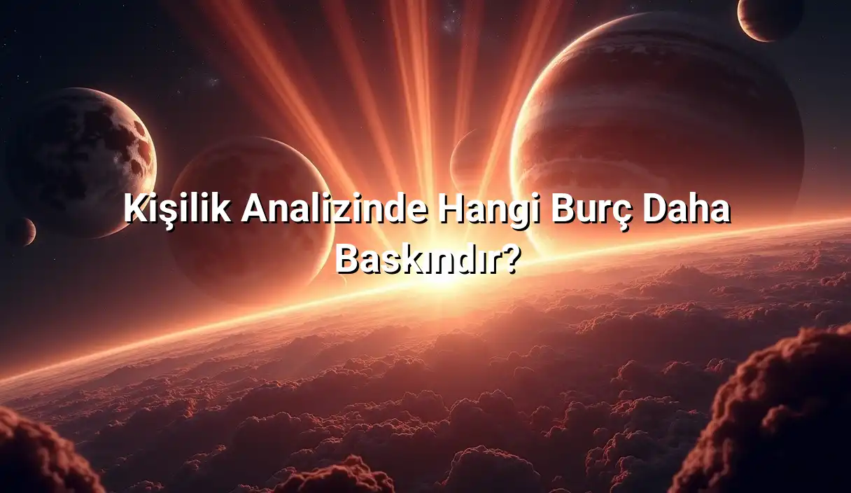 Kişilik Analizinde Hangi Burç Daha Baskındır? - Güneş Burcu, Ay Burcu ve Yükselen Burç Neye Göre Belirlenir?