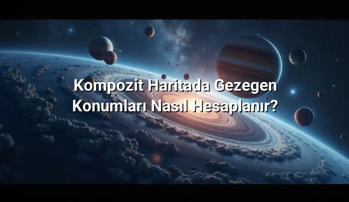 Kompozit Haritada Gezegen Konumları Nasıl Hesaplanır? - Kompozit Harita Hesaplama