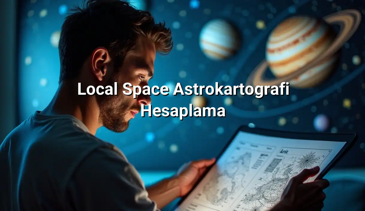 Local Space Astrokartografi Hesaplama - Astrokartografi Haritası Hesaplama