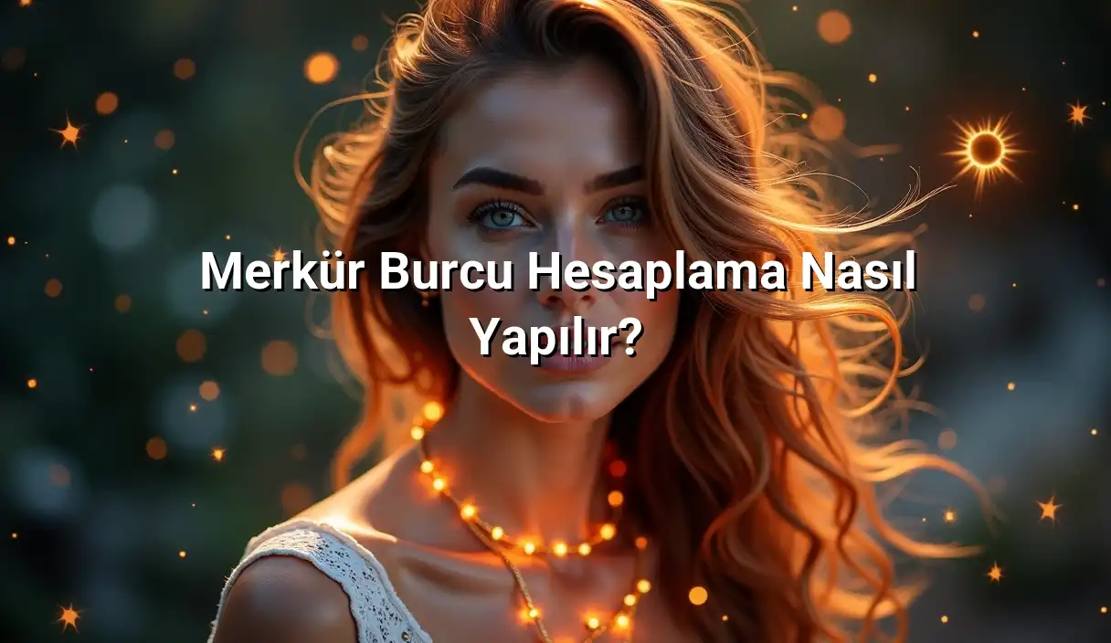 Merkür Burcu Hesaplama Nasıl Yapılır? - Merkür Burcu Hesaplama