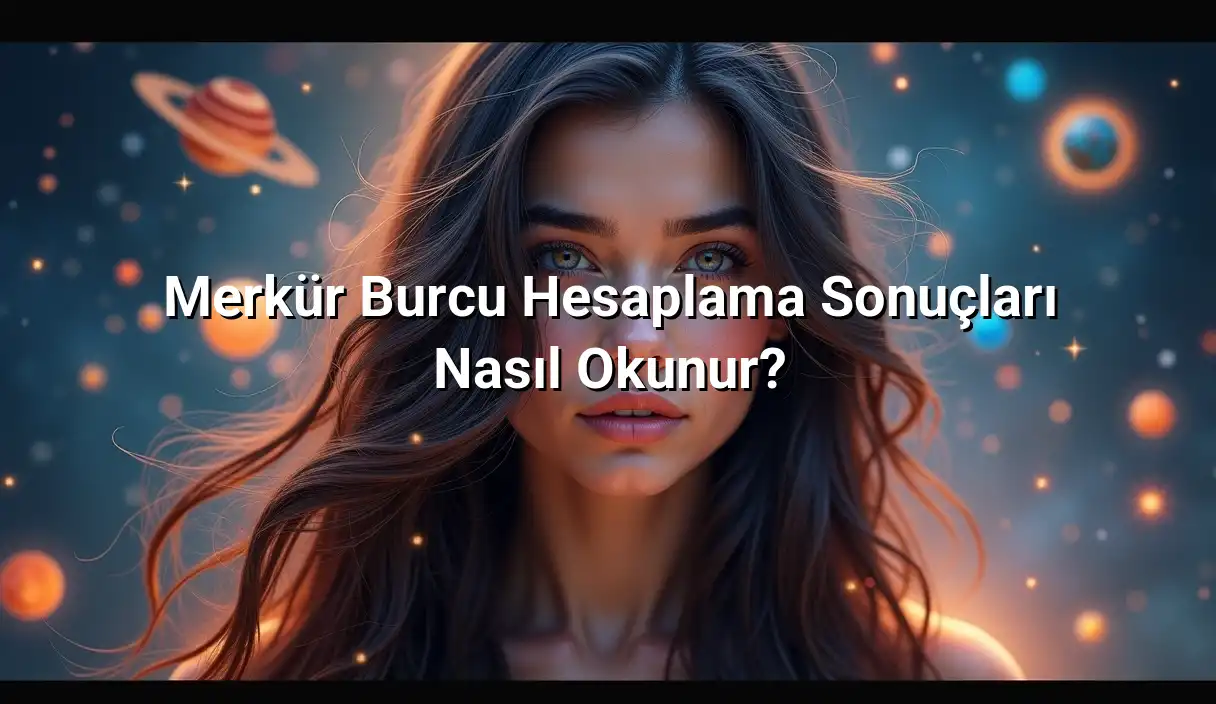 Merkür Burcu Hesaplama Sonuçları Nasıl Okunur? - Merkür Burcu Hesaplama