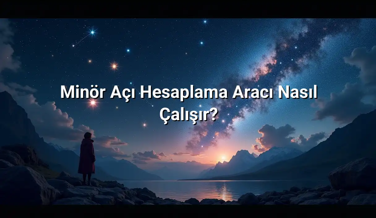 Minör Açı Hesaplama Aracı Nasıl Çalışır? - Minör Açı Hesaplama