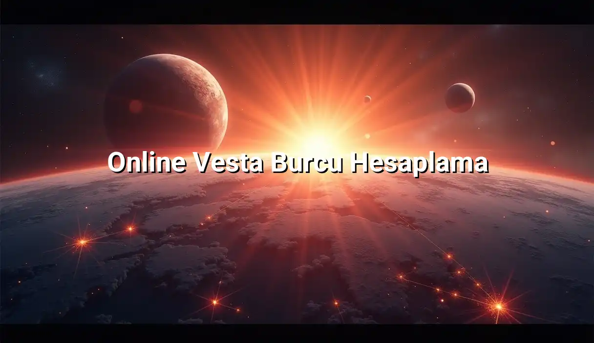 Online Vesta Burcu Hesaplama - Vesta Burcu Hesaplama