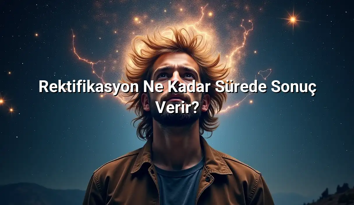 Rektifikasyon Ne Kadar Sürede Sonuç Verir? - Rektifikasyon Hesaplama