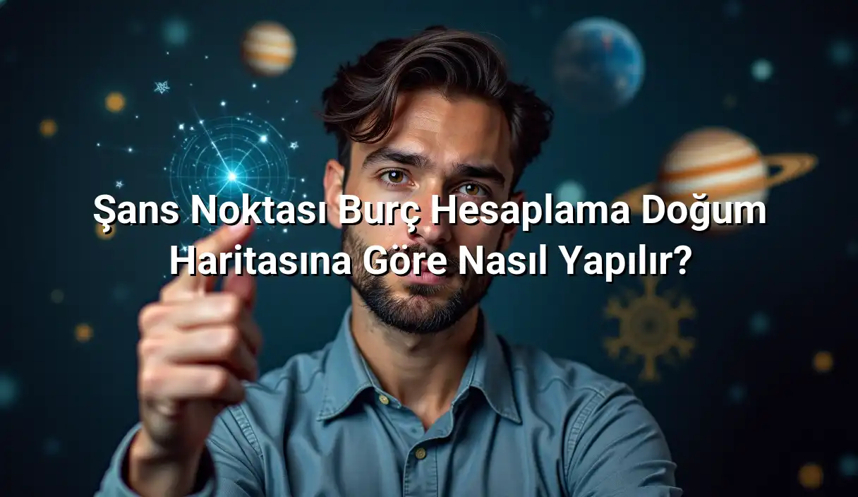 Şans Noktası Burç Hesaplama Doğum Haritasına Göre Nasıl Yapılır? - Şans Noktası Hesaplama