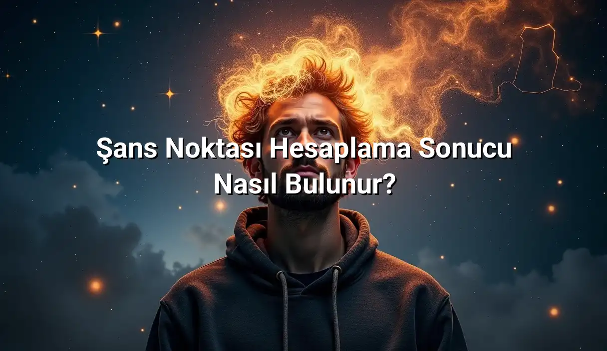 Şans Noktası Hesaplama Sonucu Nasıl Bulunur? - Şans Noktası Hesaplama