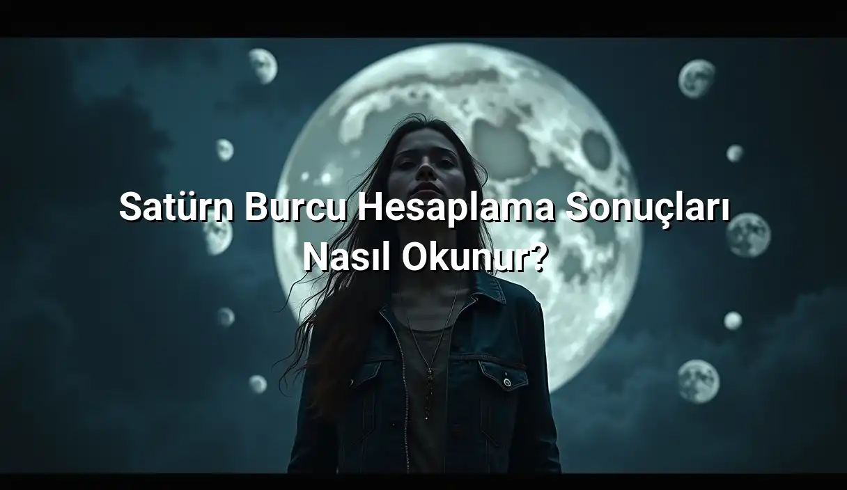 Satürn Burcu Hesaplama Sonuçları Nasıl Okunur? - Satürn Burcu Hesaplama