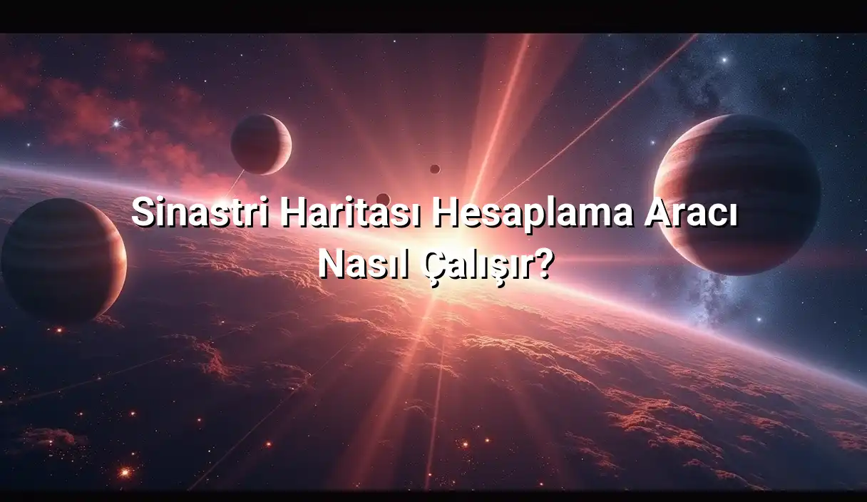 Sinastri Haritası Hesaplama Aracı Nasıl Çalışır? - Sinastri Haritası Hesaplama
