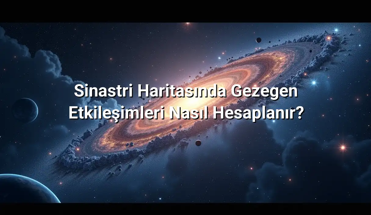 Sinastri Haritasında Gezegen Etkileşimleri Nasıl Hesaplanır? - Sinastri Haritası Hesaplama