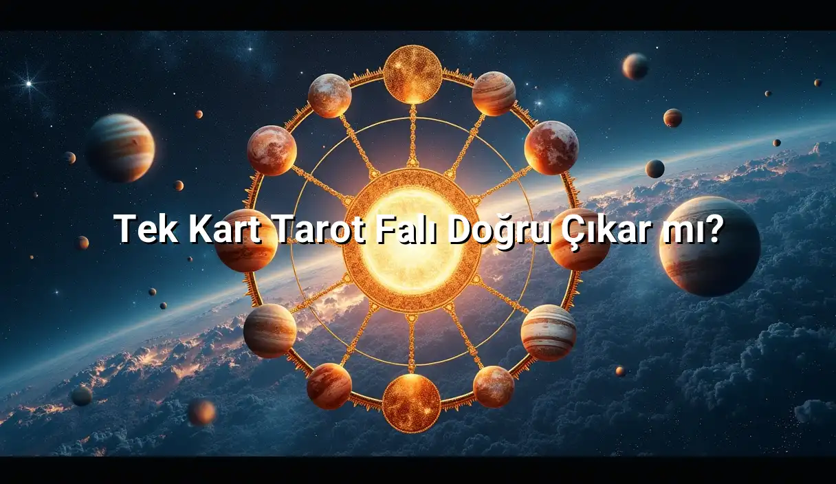 Tek Kart Tarot Falı 3 Tek Kart Tarot Falı Doğru Çıkar mı? - Tek Kart Tarot Falı