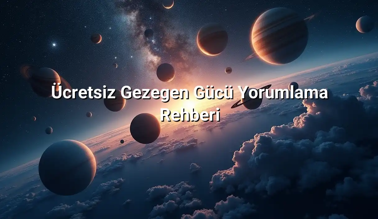 Ücretsiz Gezegen Gücü Yorumlama Rehberi - Gezegen Güçleri Hesaplama