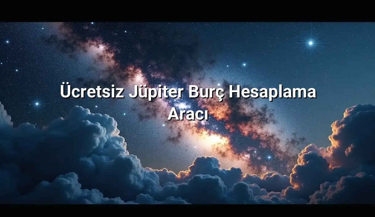 Ücretsiz Jüpiter Burç Hesaplama Aracı - Jüpiter Burcu Hesaplama