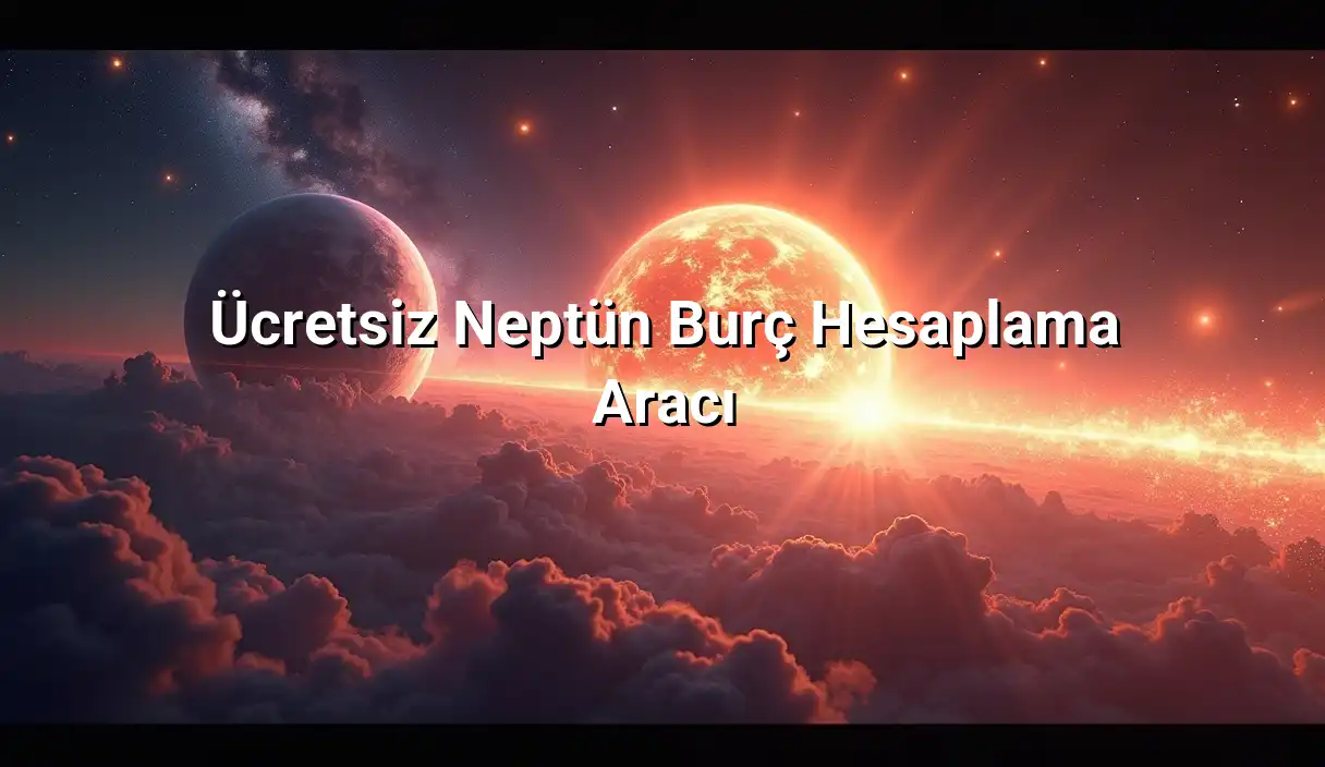 Ücretsiz Neptün Burç Hesaplama Aracı - Neptün Burcu Hesaplama